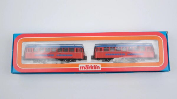 Märklin H0 3140 Schienenbus BR VT 21 mit Steuerwagen VS 32 Steiermärkische Landesbahnen Wechselstrom