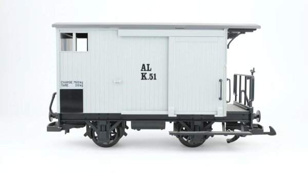 LGB G 94007 gedeckter Güterwagen mit Bremserbühne AL K.51