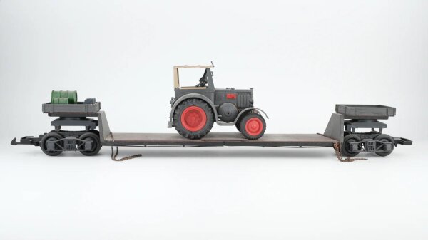Eigenbau G Schwerlast-Transportwagen mit Traktor Pola