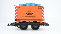 LGB G 4044 Bohlenwagen mit Aral-Fässern...