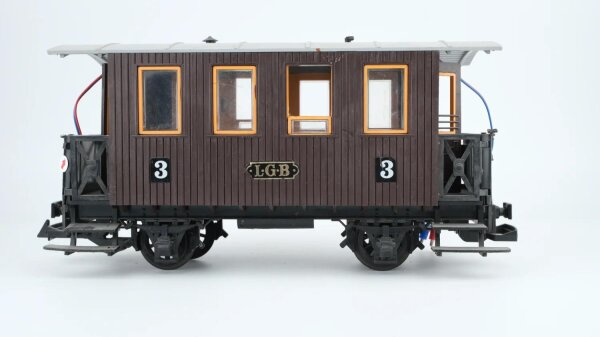 LGB G 3000 Personenwagen 3.Kl Braun