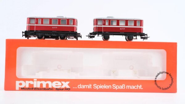 Märklin H0 3018 Schienenbus mit Beiwagen KSVP Wechselstrom Digital