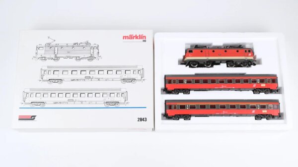 Märklin H0 2843 Personenzug 150 Jahre Eisenbahn in Österreich ÖBB Wechselstrom Analog (vermutlich verharzt)