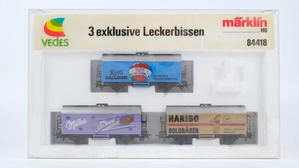 Märklin H0 84418 Güterwagen-Set "3 exklusive Leckerbissen"