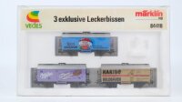 Märklin H0 84418 Güterwagen-Set "3 exklusive Leckerbissen"