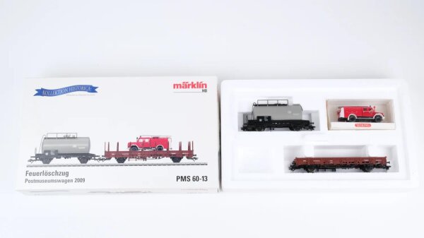 Märklin H0 PMS 60-13 46093 Feuerlöschzug Postmuseumswagen 2009 der DB