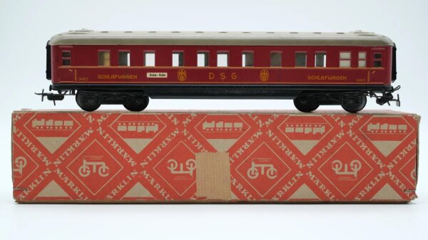 Märklin H0 346/3 Reisezugwagen (Schlafwagen) WLüg der DSG (Raute-OVP)
