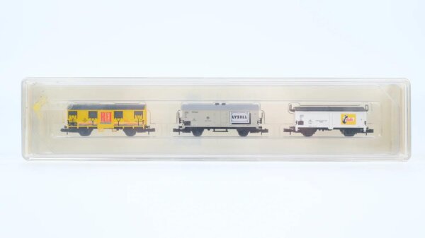Minitrix N 11038 Güterwagen-Set Werbewagen DB