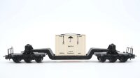 Märklin H0 4618001 Tiefladewagen mit Übersee-Kiste  SST 53  St 52 der DB