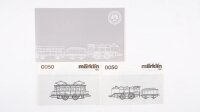 Märklin H0 0050 Jubiläumspackung 50 Jahre Märklin zwei nostalgische Züge Wechselstrom