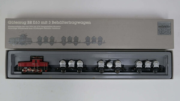 Märklin H0 2874 Jubiläums-Packung "125 Jahre Märklin" Fahrzeuge der DB Wechselstrom Digitalisiert (20002249)