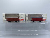 PIKO H0 Konvolut 54098/95500 Ged. Güterwagen...