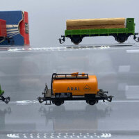 BTTB TT Konvolut internationale Containertragwagen/Kesselwagen/Niederbordwagen/Planwagen (77000287)