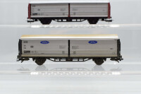 Lima H0 Konvolut Seitenwandschiebewagen "Ford" / "DB" bruan/silber; Gedeckter Güterwagen "Kulmbacher" blau; DB (17008167)