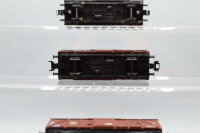 Roco H0 Konvolut Gedeckter Güterwagen, braun, DB (17008458)