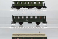 Fleischmann/u.a. H0 Konvolut Personenwagen, grün; DB (17008556)