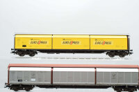 Elektrotren H0 Konvolut Seitenwandschiebewagen "Deutsche Bundespost", silber/braun; "Deutsche Post Euro Express"; gelb; DB (17007975)