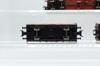 Roco H0 Konvolut Hochbordgüterwagen mit Ladung; braun; DB/DR (17007997)