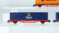 Piko H0 Konvolut Containerwagen DB Cargo: "P&O", "NYK Logistics & Megacarriere", "Hapag-Lloyd"; DB Cargo (17008089)