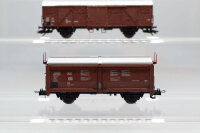 Trix H0 Konvolut Schiebedachwagen / Gedeskte Güterwagen; braun, DB (17008499)