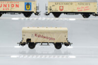 Märklin H0 Konvolut Kühlwagen, Kühlwagen "Dortmunder Union", "Spatenbräu", "Würzburger Hofbräu"; DB (17008511)