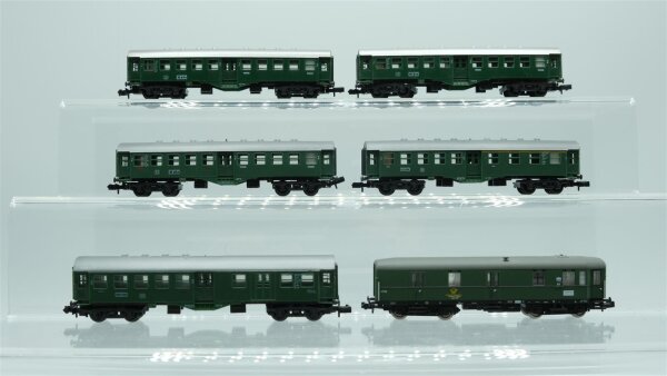 Arnold/Dingler N Konvolut Umbauwagen 1./2.Kl./ Bahnpostwagen DB/DBP (37002166)