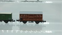 Minitrix N Konvolut ged. Güterwagen/ Kühlwagen/ Viehtransportwagen/ Güterzugbegleitwagen DB (37002186)