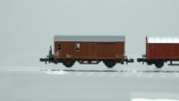 Minitrix/Arnold N Konvolut ged. Güterwagen/ Planenwagen/ Güterzugbegleitwagen DB (37002187)