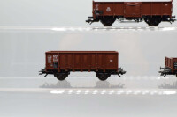 Roco H0 Konvolut Offene Güterwagen; braun; DB (17008776)