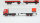Märklin H0 Konvolut Niederflurwagen mit Ladung "Sattelschlepper Rowenta", "Sattelschlepper Victorinox", "LKW und Anhänger Nordmende"; DB (17008799)