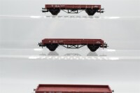 Lima H0 Konvolut Offene Güterwagen, braun, DB (17008867)