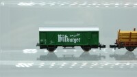 Roco/Minitrix N Konvolut Rungenwagen/ Autotransportwagen/ ged. Güterwagen DB (37002279)