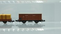 Roco/Minitrix N Konvolut Rungenwagen/ Autotransportwagen/ ged. Güterwagen DB (37002279)