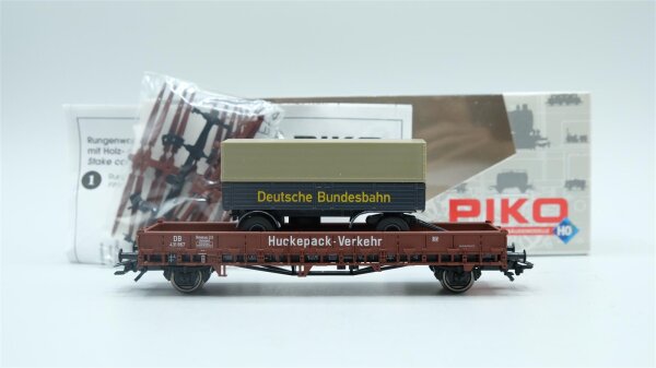 Piko H0 54478 Rungenwagen "Huckepack-Verkehr" DB (17008998)