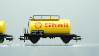 Märklin/Roco H0 Konvolut Niederbordwagen/ Kesselwagen "Shell" DB (17009019)