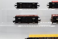 Märklin/Roco H0 Konvolut ged. Güterwagen/ Hochbordwagen/ Containertragwagen/ Kipplore DB (17009088)