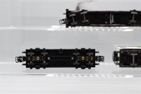 Märklin/Roco/Hornby H0 Konvolut Kühlwagen/ Kranwagen/ Niederbordwagen/ Kesselwagen SNCF/DB (17009120)