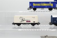 Liliput/Märklin H0 Konvolut ged. Güterwagen/ Containerwagen/ Güterzugbegleitwagen DB/CFL/SBB-CFF (17009159)