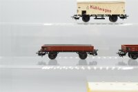 Märklin H0 Konvolut ged. Güterwagen/ Niederbordwagen DB (17009200)