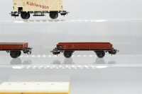 Märklin H0 Konvolut ged. Güterwagen/ Niederbordwagen DB (17009200)