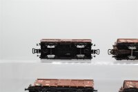 Piko H0 Konvolut Gedeckter Güterwagen; Gedeckte Güterwagen mit BrHs; braun, DR (17009250)