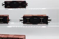Trix H0 Konvolut Gedeckte Güterwagen; Gedeckte Güterwagen mit BrHs; braun, DR (17009257)