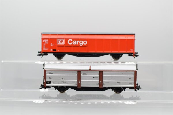 Roco H0 Konvolut Seitenwandschiebewagen "DB-Cargo"; Seitenwandschiebewagen "DB"; DB (17009278)