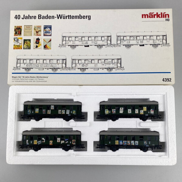 Märklin H0 4392 Wagen-Set "40 Jahre Baden-Württemberg" (20001358)