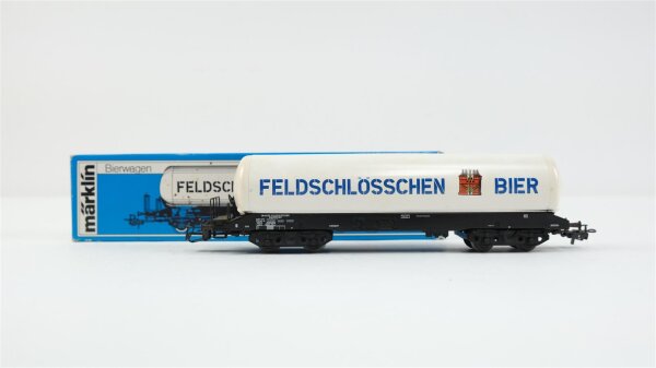 Märklin H0 4632 Lebensmittel-Kesselwagen FELDSCHLÖSSCHEN  Kesselwagen der SBB