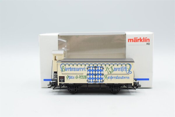 Märklin H0 48921 Bierwagen JAENISCH (Kühlwagen mit Bremserhaus)  G der K.Bay.Sts.B Insider Jahreswagen 1997