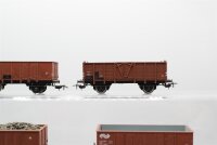 Piko H0  Konvolut Hochbordgüterwagen; Gedeckter Güterwagen; DB FS NS