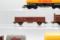 Lima H0  Konvolut Kesselwagen, Flachwagen mit BrHs, Hochbordgüterwagen, Gedeckter Güterwagen; FS